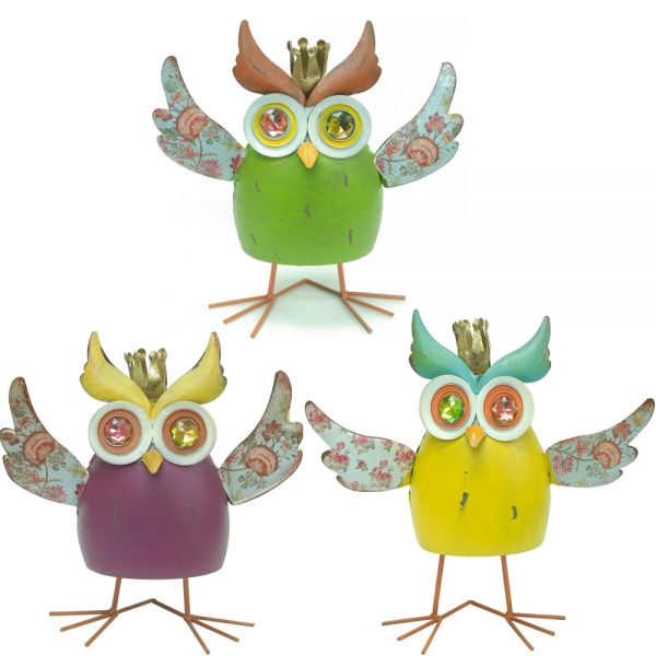 King Owl Decorative Shake Statue