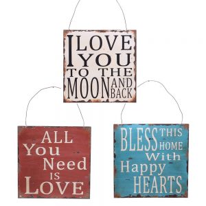 Metal Hanging Wall Sign