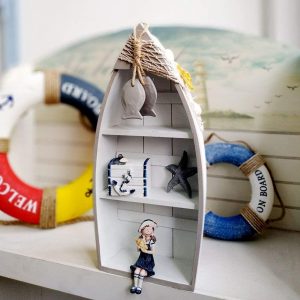 Wooden Boat Shelf