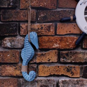 Nautical Wood Seahorses Wall Art