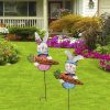 Metal Easter Bunny Garden Stake