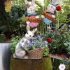 Metal Easter Bunny Garden Stake - Image 3