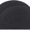 2pcs Half Round Front Door Mat