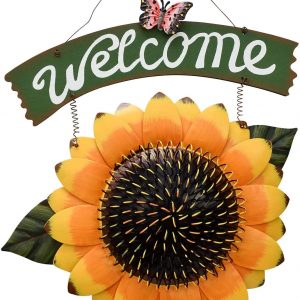 Sunflower Welcome Sign