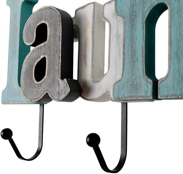 Rustic Wood Laundry Sign - Image 2