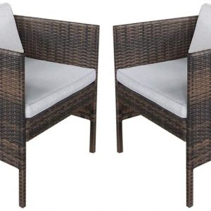 Wicker Chair Patio Furniture Set of 2