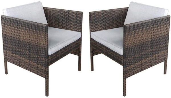 Wicker Chair Patio Furniture Set of 2