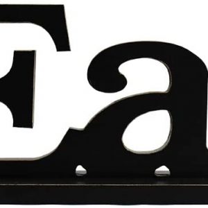 Rustic Wood Eat Sign  (Black Eat Sign)