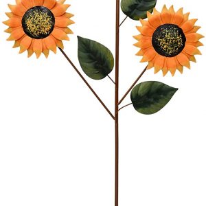 Sunflower Yard Garden Stake 35.4" x 17" x 1"