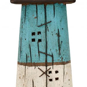 Wooden Lighthouse Decor(13“H)