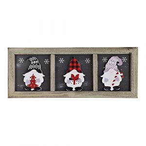 Wood Santa Wall Decor Hanging Christmas Sign