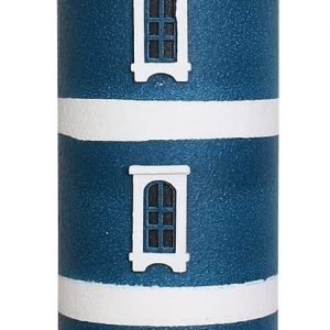 Wood Lighthouse Decor with Light (14.5" H)