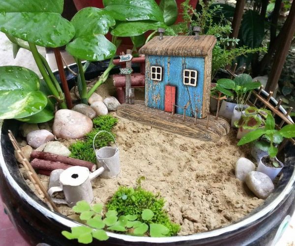 Wood Miniature House - Image 6