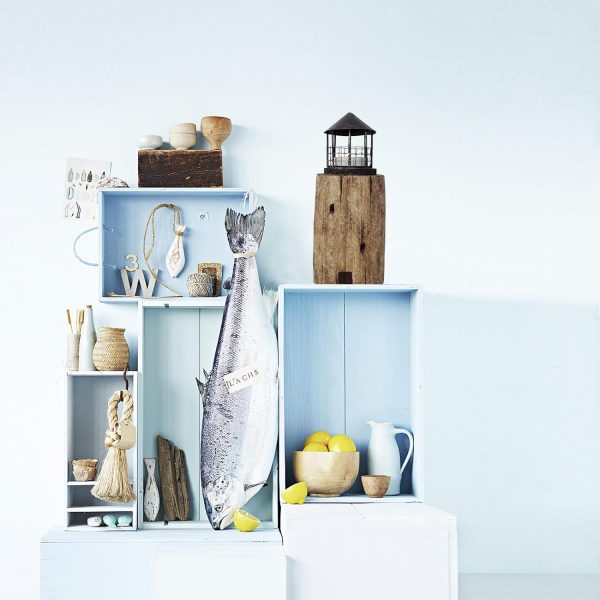 Rustic Wood Lighthouse Candle Holder - Image 6