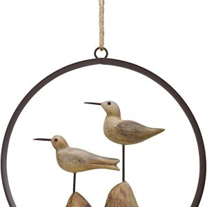 Wooden Seabird Decor