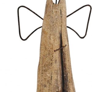 Rustic Wood Angel Figurine