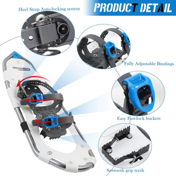 Goutone 27 Inches Light Weight Snowshoes - Image 3